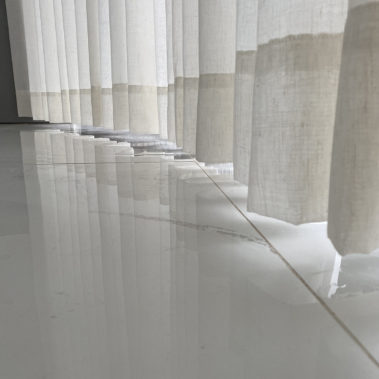 Cortina Onda Serena curva, velo doble altura - Smart House